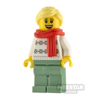 LEGO City Minifigure Woman with Snowflakes Jumper