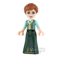 LEGO Disney Princess Mini Figure - Frozen - Anna - Sand Green Top