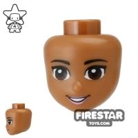 LEGO Disney Princess Mini Figure Heads - Brown Eyes and Open Smile