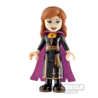 LEGO Disney Princess Minifigure Frozen Anna Black Dress