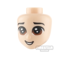 LEGO Disney Princess Minifigure Heads Large Brown Eyes