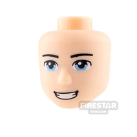 LEGO Friends Minifigure Heads Blue Eyes and Smile
