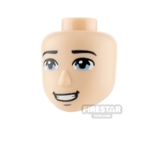 LEGO Friends Minifigure Heads Blue Eyes and Smile