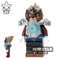 LEGO Legends of Chima Mini Figure - Lavertus - Flat Silver Heavy Armour