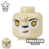 LEGO Mini Figure Heads - Lioness Warrior