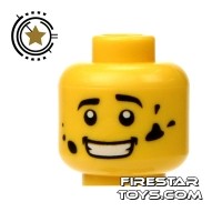 LEGO Mini Figure Heads - Oil Splatters