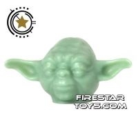 LEGO Mini Figure Heads - Star Wars Yoda - Eyes Closed