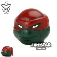 LEGO Mini Figure Heads - Teenage Mutant Ninja Turtles - Raphael Bandana