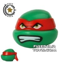 LEGO Mini Figure Heads - Teenage Mutant Ninja Turtles - Raphael Bared Teeth