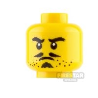 LEGO Mini Figure Heads Pencil Moustache