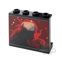 Printed Panel 1 x 4 x 3 with Side Supports - Hubble Space Telescope Image