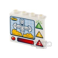 Printed Panel 1 x 4 x 3 with Side Supports Batwing Control Panel
