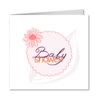 New Baby - Baby girl - Baby Shower Flower celebration (R-2969)