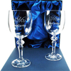 Crystal 60th Anniversary Wine Glasses