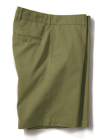 Flat-Front Shorts - Sage