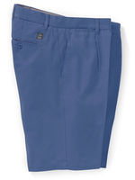 Pleated Chino Shorts - Dark Marine