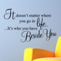 Beside You Wall Stickers"es