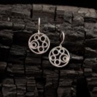 Circle Cluster Earrings
