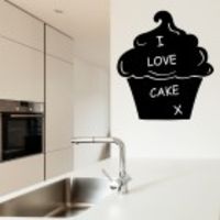 Cupcake Chalkboard Wall Sticker