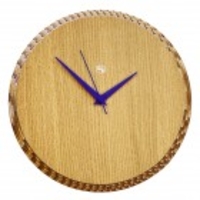 Edge Clock Purple