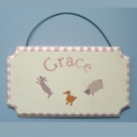 Farm Animals Plaque/Door Hanger