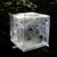 Flock-Follies Bird Feeder - Clear Frost