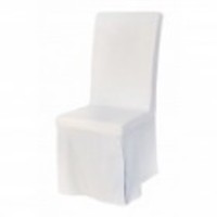 French Country Linen Covered Dining Chair