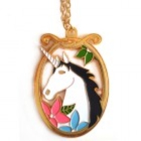 Magical Unicorn Necklace - Gold