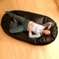 Real Leather Sofa Bed Bean Bag