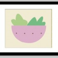 Salad Bowl Kitchen Art Print