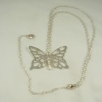 Silver Butterfly necklace