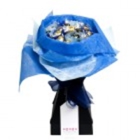 Valentines Chocolate Bouquet - Blue