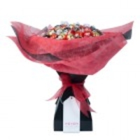 Valentines Chocolate Bouquet - Scarlet Red - Large
