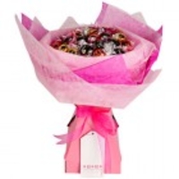 Valentines Day Chocolate Bouquet - Pale Pink