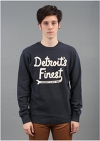 Finest Crew Neck Sweater Navy/White