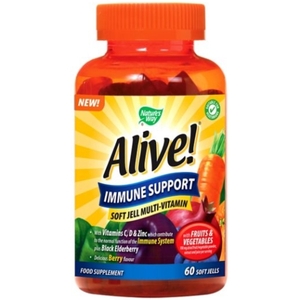 Alive! Immune Support Soft Jell Multi-Vitamin 60s
