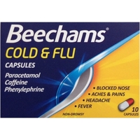 Beechams Cold & Flu Capsules 10s