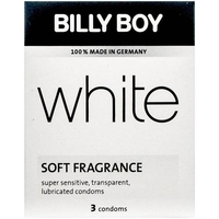 Billy Boy White Condoms 3s