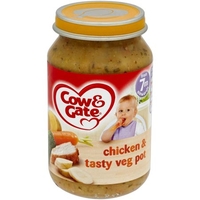 Cow & Gate Chicken & Tasty Veg Pot 7+ Months 6x200g