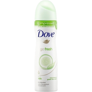 Dove Compressed Go Fresh Cucumber & Green Tea Scent Anti-Perspirant Deodorant Spray 125ml