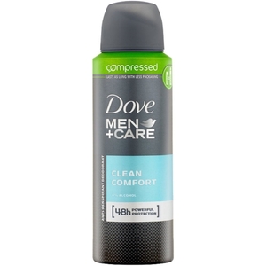 Dove Men+Care Compressed Clean Comfort Anti-Perspirant Deodorant Spray 125ml