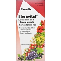 Floradix Floravital Liquid Iron and Vitamin Formula 250ml