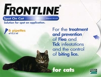 Frontline Spot On for Cats - 6 Pipettes