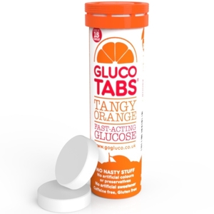 Glucotabs Tangy Orange Fast-Acting Glucose Tablets 10s