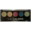 LA Colors 5 Color Metallic Eyeshadow Palette EP22 - Tease