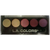 LA Colors 5 Color Metallic Eyeshadow Palette EP42 - Wildflowers