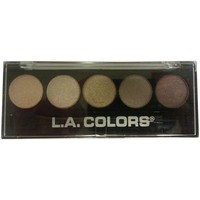 LA Colors 5 Color Metallic Eyeshadow Palette EP45 - Tea Time