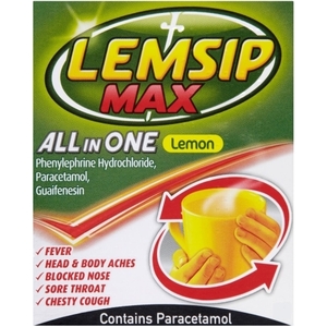 Lemsip Max All in One Lemon Sachets 16s