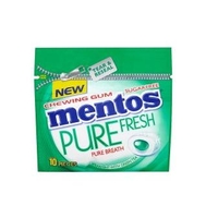 Mentos Gum Resealable Spearmint Bag 15g