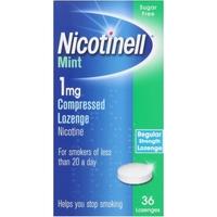 Nicotinell Mint 1mg Compressed Lozenges 36s